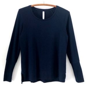 Tek Gear Midnight Navy Long Sleeve Knit Long Top